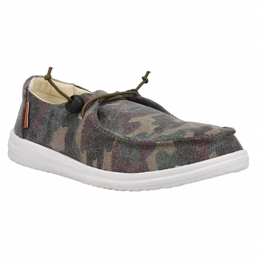 NEW CORKYS FOOTWEAR women's camouflage kayak shoes - medium in green